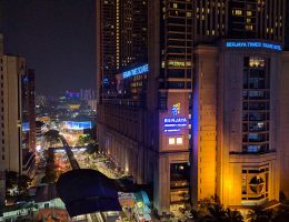 Kuala Lumpur - widok z 12 piętra hotelu Metro Bukit Bintang
