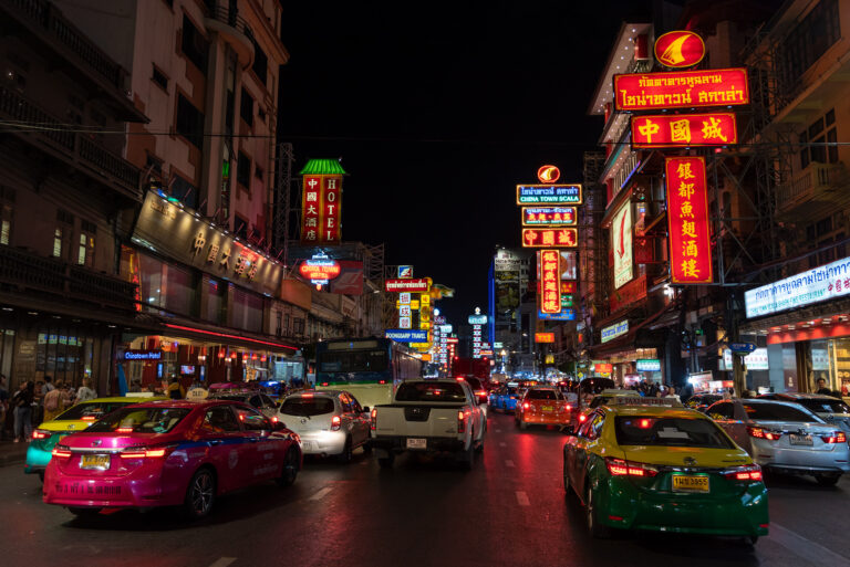 Tętniące życiem Chinatown w Bangkoku