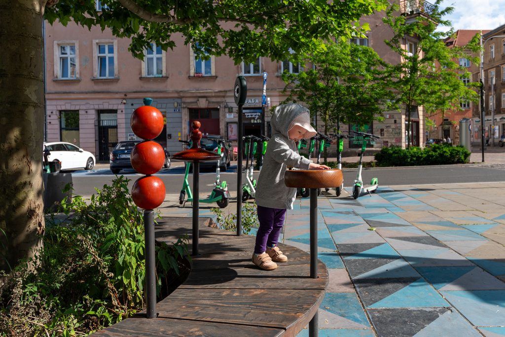 Kraków - Kazimierz - bo plac zabaw może być w zasadzie wszędzie