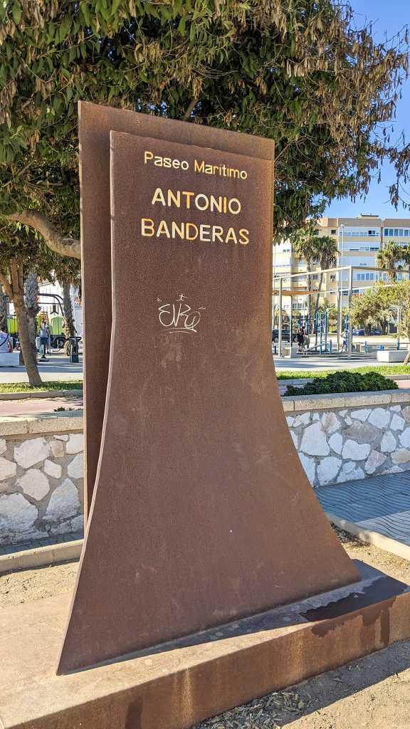 Malaga - Paseo marítimo Antonio Banderas
